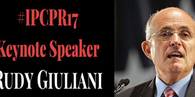 Rudy Giuliani Keynote Speaker at 85th IPCPR Convention