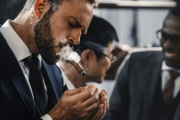 Smoking Cigars